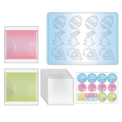 Thames & Kosmos Tasty Labs Gummy Candy STEM Kit - Bunnies, Eggs & Tulips | Make Springtime-Shaped Gummy Candies, Explore Chemistry in Cooking, Easter Goodie