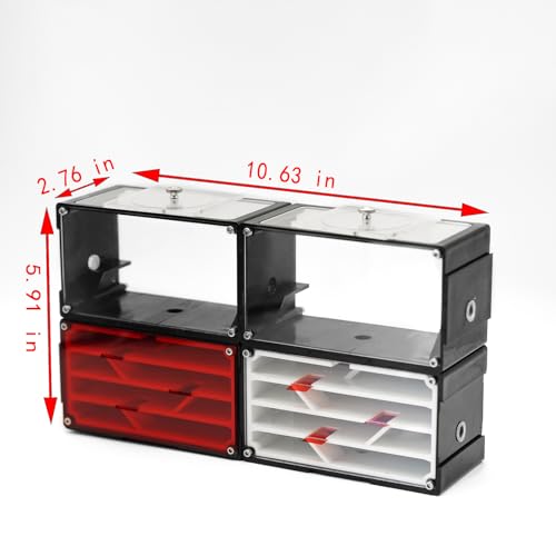 Ant Nest Unlimited Connection Adult Ant Farm Acrylic Transparent Ant Observation Behavior Research Live Ant and Queen Ant Education Ant Nest Suitable for Children and Enthusiasts - size: T4