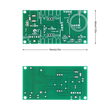 Tesla Coil Soldering Kit with Purple Arc & Bluetooth Music Sync | DIY Spark Generator for Science Experiments, Lighting Lamps, and Audio Visual Effects - style: GreenTesla