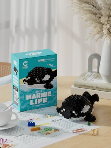 Killer Whales Cute Sea Animals Creature Building Toy Marine Life - style: Killer Whales