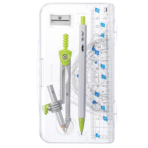Mr. Pen- Geometry Set, 7 pcs, Compass for Geometry Compass Math