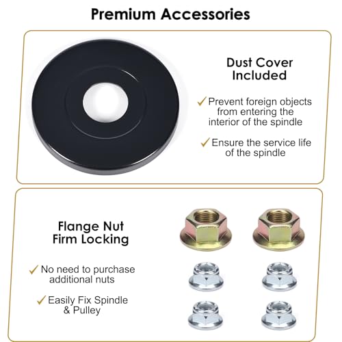 30138800 07351602 Lawn Mower Deck Spindle Assembly & Pulley Kit