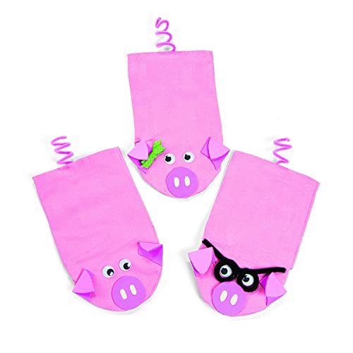 Fun Express DIY Hand Puppet Kit for Kids Ages 4-8