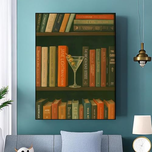 Ekuxom 5D Diamond Art Kits for Adults- Books Diamond Painting - color: Books