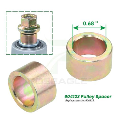 604214 Spindle Assembly Kit for Hustler Raptor 52 inch Deck Spindles - size: A12 1x604214 Spindle Kit