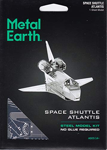 Fascinations Metal Earth Space Shuttle Atlantis 3D Metal Model Kit