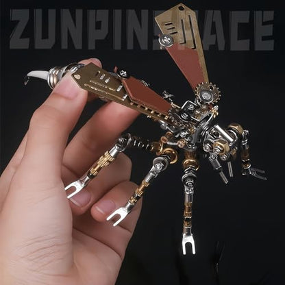 3D Metal wasp Puzzle, Punk Insect Metal Model, 3D Puzzle Mechanical wasp Building Blocks, Fun DIY Assembly, high-end Men's Gifts. - color: Mechanical Wasp