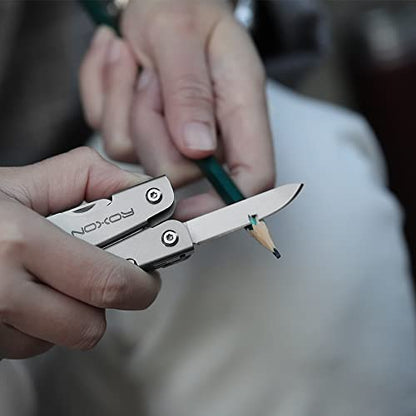 ROXON M2 14-in-1 Mini Multitool with Folding Scissors & 9pc Bits Set