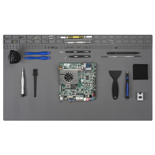 Kaisi Extra Large Soldering Mat, 932°F Heat Resistant Silicone Solder Mat - color: Grey, size: 27.6'' x 15.7''