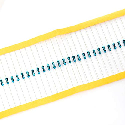 Chanzon 100pcs 1/4W (0.25W) 1.2K Ω ohm Metal Film Fixed Resistor - size: [1-4ZC05] 1.2K ohm