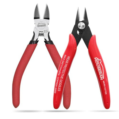 2pc Set Wire Cutters 5 Inch Flush Cutter Side Cutting Pliers