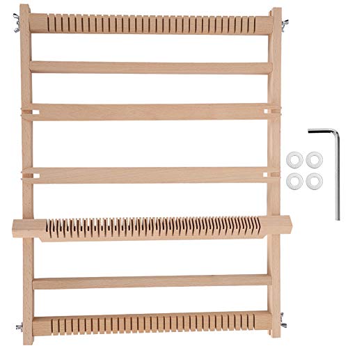 Ichiias DIY Weaving Loom, 45 X 35 X 2.2cm Weaving, Kits Set Weaving Looms for Mats Scarves Carpets Tapestries