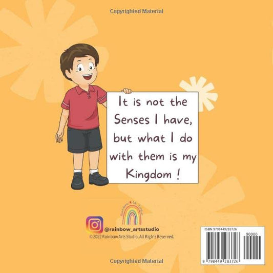 My 1st Book of 5 Senses: Learn about Sense of Sight, Taste, Hearing, Smell and Touch (Book for Kids and Toddlers ages 3-7 Years) (Healthy Me Series)