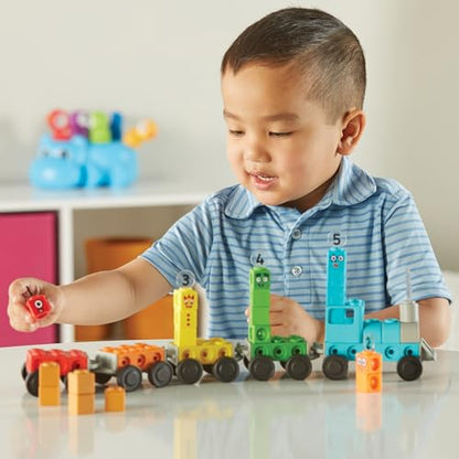 hand2mind Numberblocks Express Train MathLink Cubes Activity Set, Ages 3+