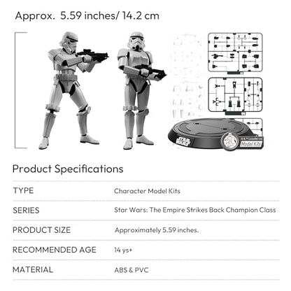 Blokees - Star Wars EPV: The Empire Strikes Back - CC02 Series - Stormtrooper - Assembly Required - No Tools - No Paint - No Glue - No Cutting - Age 14+