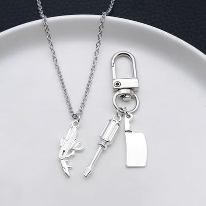 WOCRAFT 60pcs Bright Silver Tools Charms Bracelet Charms for Jewelry Making Sets DIY Necklace Bracelet Keychain Crafting Charms Kit Craft Supplies (SN903) - color: Bright Silver, size: Tools Charms