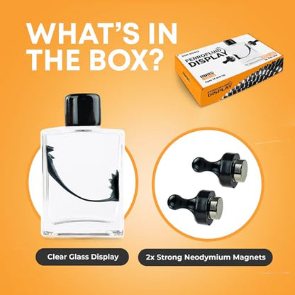 Ferrofluid Kit, Sealed Bottle & 2 Magnets - color: Black