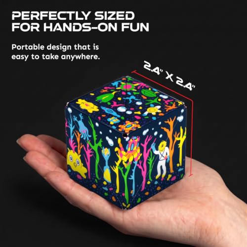 Shashibo DODECA Magnetic Puzzle Cube, Stress Relief Fidget Toy - color: Eternal Friends, size: DODECA