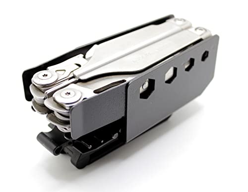 RAE Gear - Magnetic Surge Sheath Belt Clip Holster Compatible with leatherman Surge (Tool & BITS NOT Included) - size: 2.25" BELT CLIP WITH BIT KIT ATTACHMENT