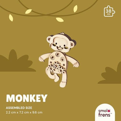 3D Wooden Puzzles for Kids Ages 8+, 6 Pack Animal Puzzles, FSC-Certified Wood, Plastic-Free Toy, STEM Kit for Kids Teens Adults, Wood Craft Model Kit, Individually Wrapped Party Favors - Exotic Frens - color: Exotic Frens