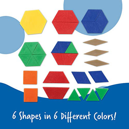 Learning Resources Plastic Pattern Blocks