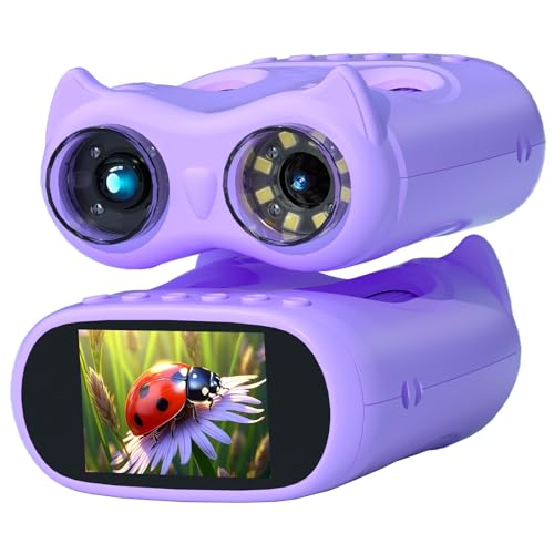 2 in 1 Kids Microscope and Telescope, STEM Educational Toy, Purple - color: Purple