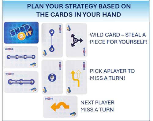 Snap 2 It® Board Game, Game of The Year Finalist, A Race to Light Up The Game, Will You Be First?, for Kids and Adults – Promotes Creativity and Problem Solving, STEM Toy