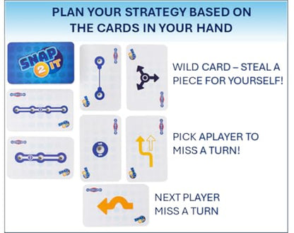 Snap 2 It® Board Game, Game of The Year Finalist, A Race to Light Up The Game, Will You Be First?, for Kids and Adults – Promotes Creativity and Problem Solving, STEM Toy