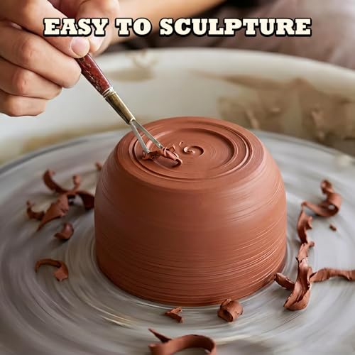 Aujazyble Air Dry Clay - 3.3lbs Terracotta Natural Pottery Clay for Kids - color: Terracotta