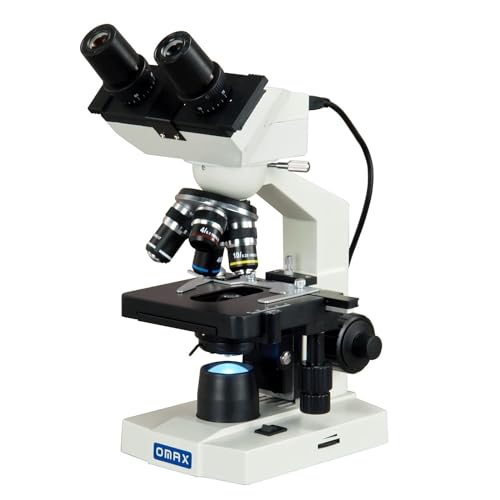OMAX MD82ES10 2000X Digital LED Compound Microscope with Built-in 1.3MP