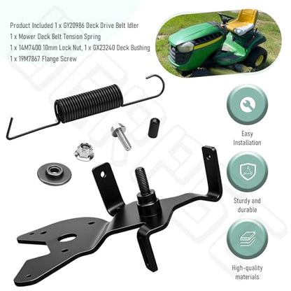 GY20986 Deck Drive Belt Idler Arm Plate for John D-eere Lawn Tractors