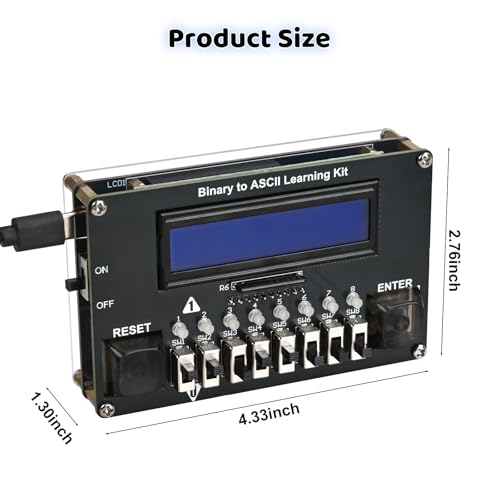 PEMENOL DIY Binary ASCII Code Transmitter Soldering Practice Kit