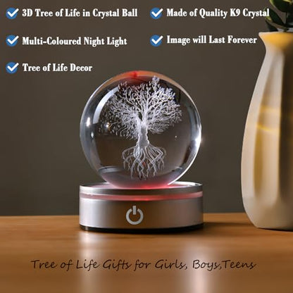 IFOLAINA Tree of Life Gifts for Him Her Friends Birthday - color: 3D Tree of Life