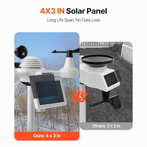 VEVOR YT60234 WiFi Weather Station 7-in-1 Weather Stations Indoor Outdoor - style: 7-in-1 WiFi Weather Station