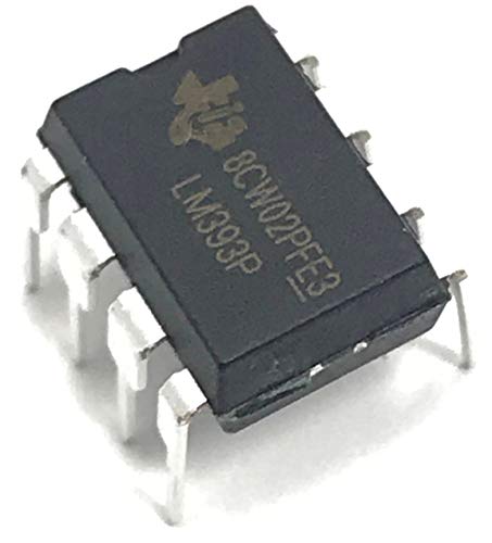 LM393P LM393 Dual Differential Comparators DIP-8 Breadboard-Friendly (Pack of 3)