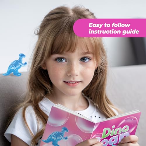 Dino Soap Making Kit, DIY STEM Craft, Gift for Girls & Boys 8+ - color: Pink