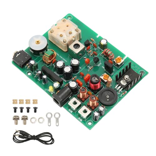 Radio Medium Wave Transmitter DIY Kit 530‑1600KHZ, AM Transmitter Adjustable Frequency with Sound Amplification, School Experiment Educational Electronics Kit