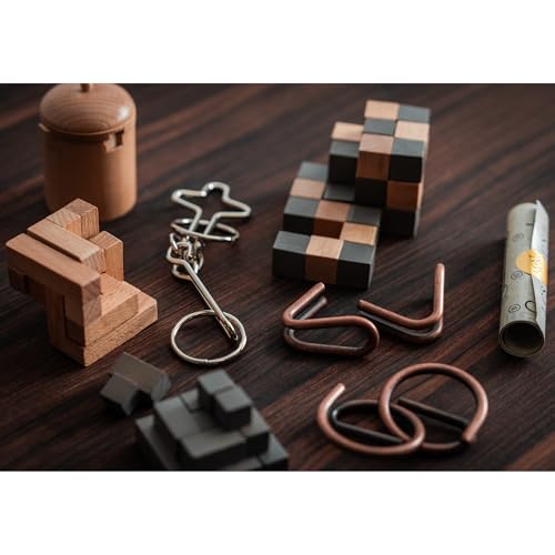 Professor Puzzle Seven Wonders of The World - 7 Piece 3D Brainteaser Set - style: 7 Wonders