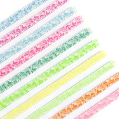 Jtnohx Luminous Origami Star Paper Strips Luminous Origami Love 630 Sheets - color: love