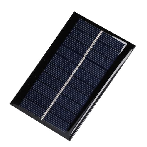 2Pcs 1W 5V Solar Panel Module – Polycrystalline Silicon Solar Cells for Outdoor Power Generation with Wind-Resisting Frame 100x70mm