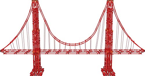 K'NEX Architecture: Golden Gate Bridge - Build IT Big - Collectible Building Set for Adults & Kids 9+ - New - 1,536 Pieces - Over 3 Feet Long - (Amazon Exclusive) - style: Golden Gate Bridge