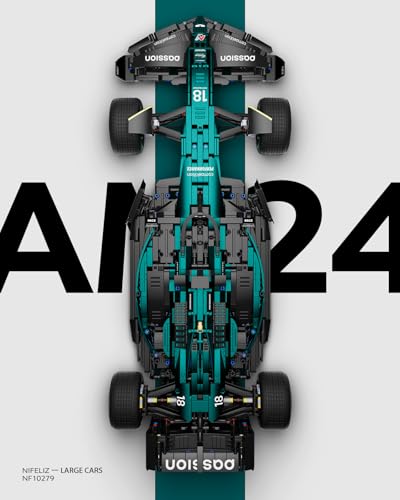 Nifeliz AM24 Formula 1 Racing Car Building Set, NF10279
