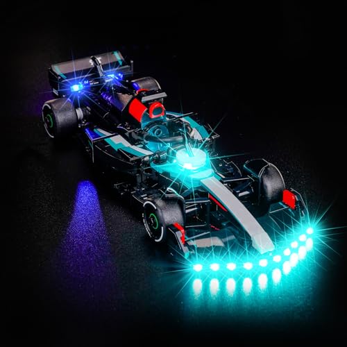 Upgraded Led Light Kit Compatible with LEGO Mercedes-AMG F1 W15 Race Car Building Set, Lights Decoration Compatible with LEGO 77244 (Model Not Included) - style: Classic Version 77244