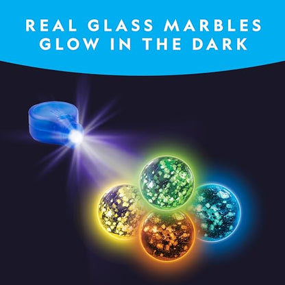 National Geographic Glow in the Dark Marble Run Refill with 25 Marbles - style: Glowing Marbles