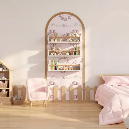 Novabright Arch Wood Molding 47 x 22 Inch, Arch Unfinished Trim - size: 47 x 22 Inc, style: Arch