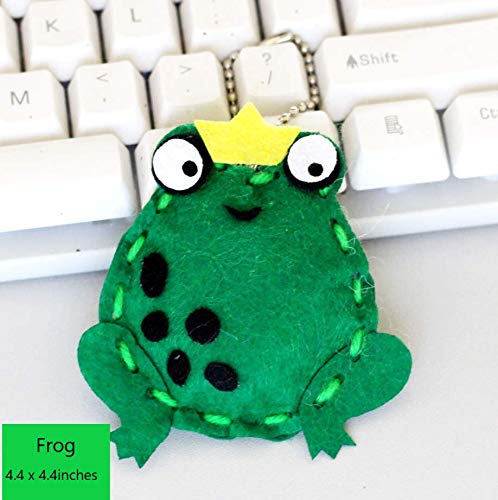 Adam Victor Kids DIY- First Sewing Kit for Kids, Learn to Sew DIY Craft Kits, Lovely Animals Style- Frog, Owl, Fox, Rabbit, Panda and Tiger, Ages 12+ - color: orange
