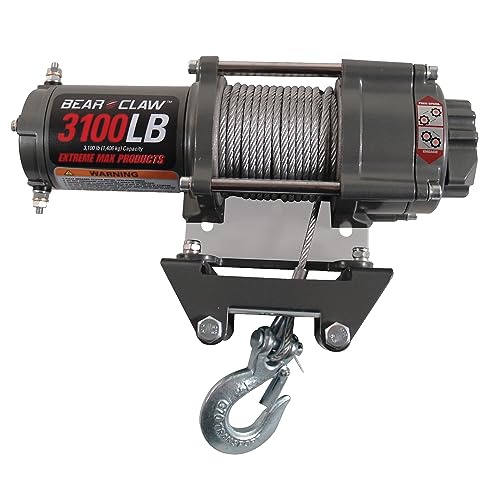 Extreme Max 5600.3072 Bear Claw ATV Winch - 3100 lbs. - size: 3100 lb