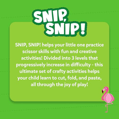 Skillmatics Snip Snip Animals, Scissor Skills Toy, Felt Craft Gift for Kids - style: 5. Animals