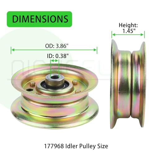 532177968 Idler Pulley for Craftsman Husqvarna Z254 YTH18542 Deck - color: A07 1x532177968