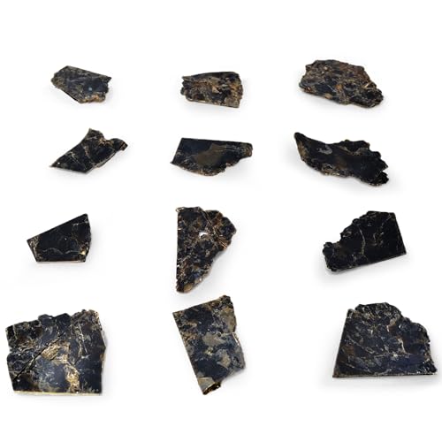EISCO Biotite Mica Specimen (Mineral), Approx. 1" (3cm) - Pack of 12